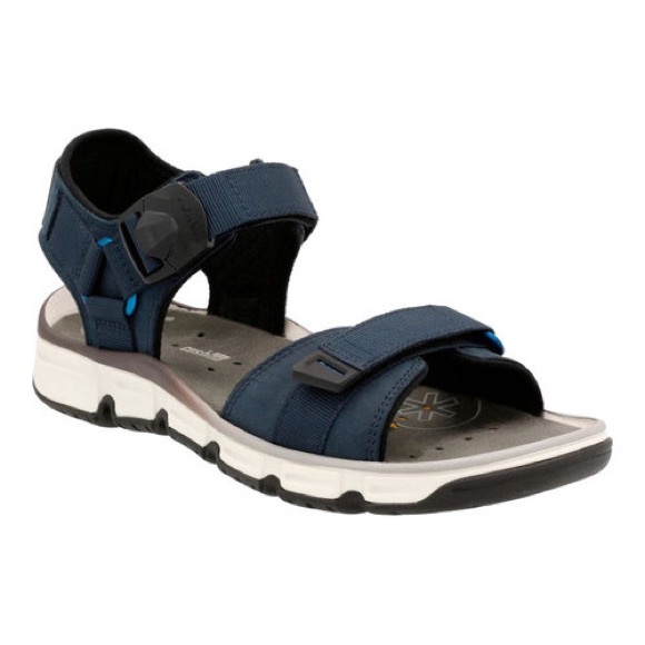 clarks navy sandals